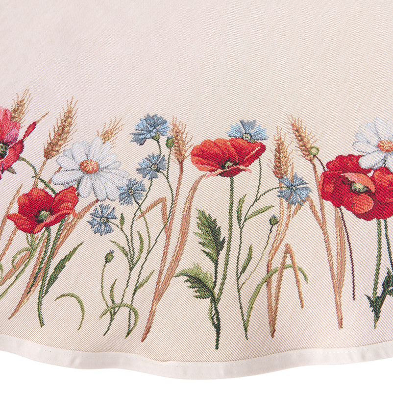FIELD POPPIES Față de masă, D.165cm