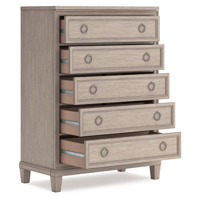 JORLAINA Comodă înaltă, 5 sertare