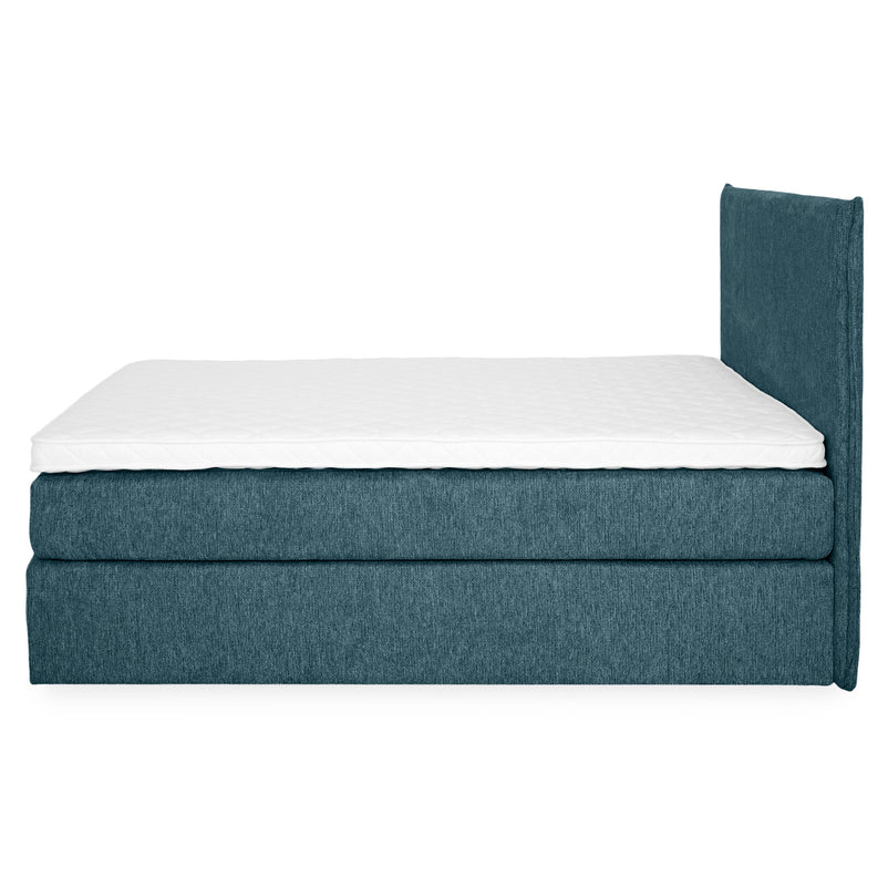 CARLINI Pat tapițat 160x200 cm, saltea și topper incluse