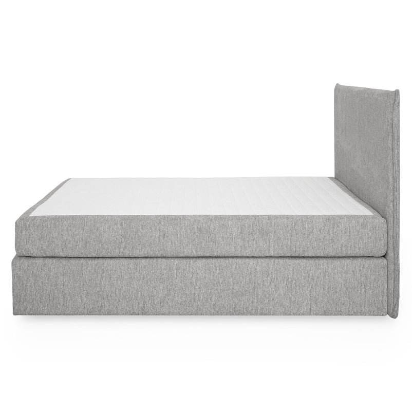 CARLINI Pat tapițat boxspring, 160x200cm, saltea inclusă