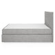 CARLINI Pat tapițat boxspring, 160x200cm, saltea inclusă
