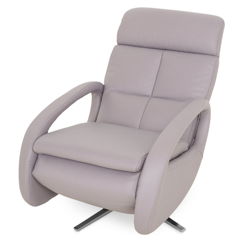 HESTON Fotoliu rotativ cu recliner electric, stofă