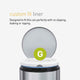 SIMPLEHUMAN Set 60 saci gunoi, 30L