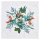 WINTER FLOWERS Set 6 șervețele masă