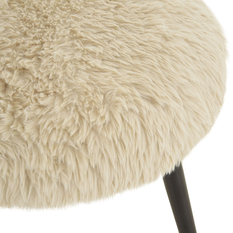 MERIBEL Taburet, imitație blană