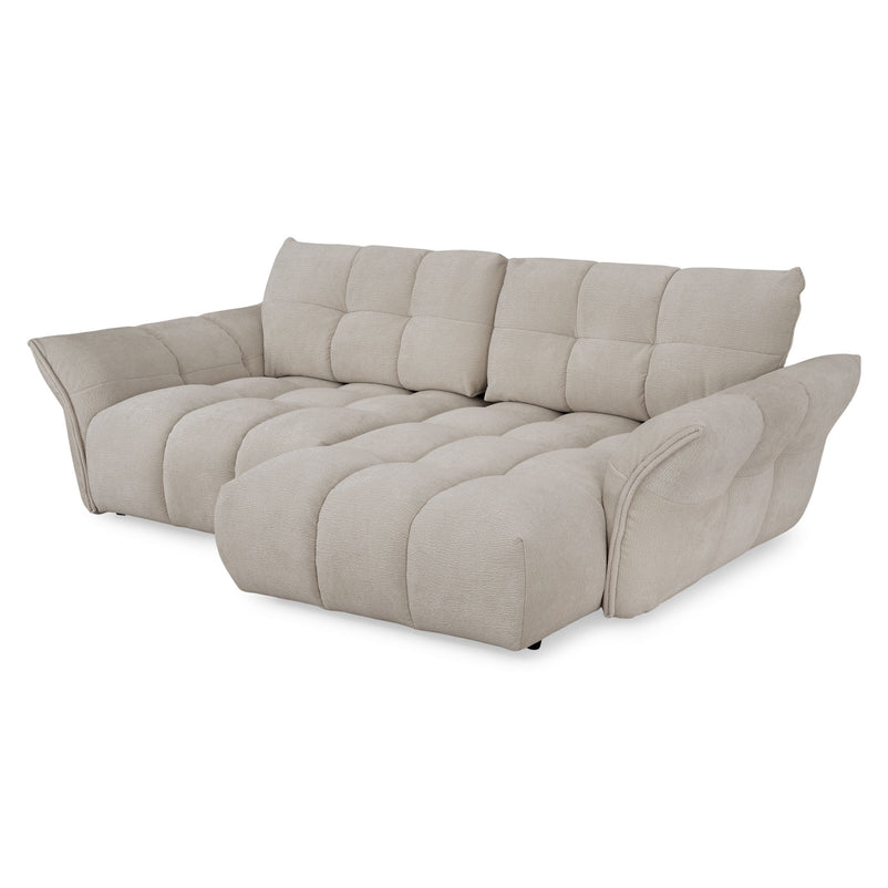 ALEGRA Colțar cu șezlong stânga/dreapta, stofă