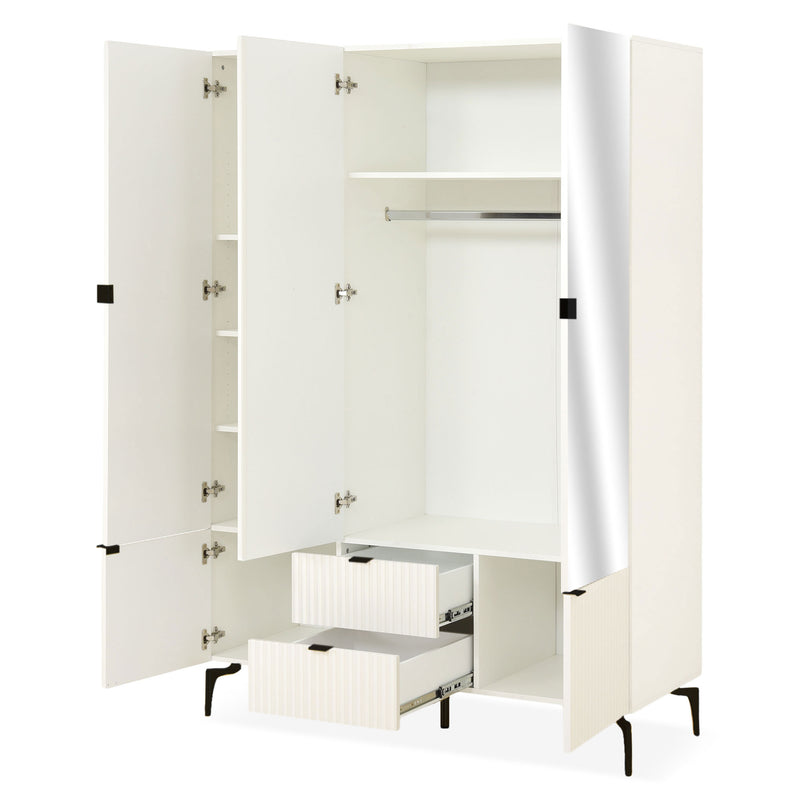 WAVE Dulap copii, 5 uși, 2 sertare