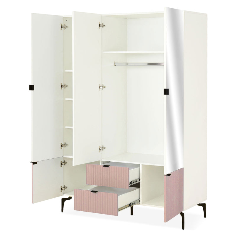 WAVE Dulap copii, 5 uși, 2 sertare