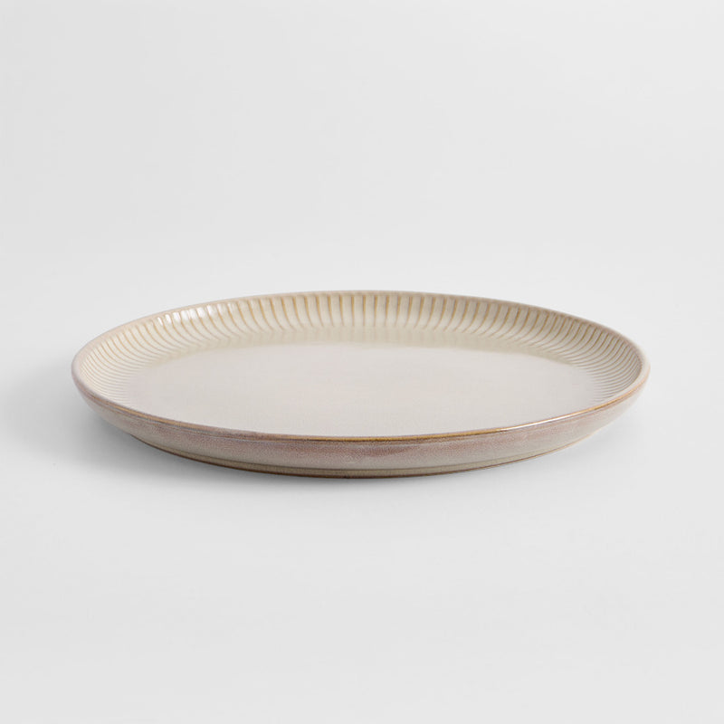 STRIPE Farfurie fel principal, ceramică, D.26cm