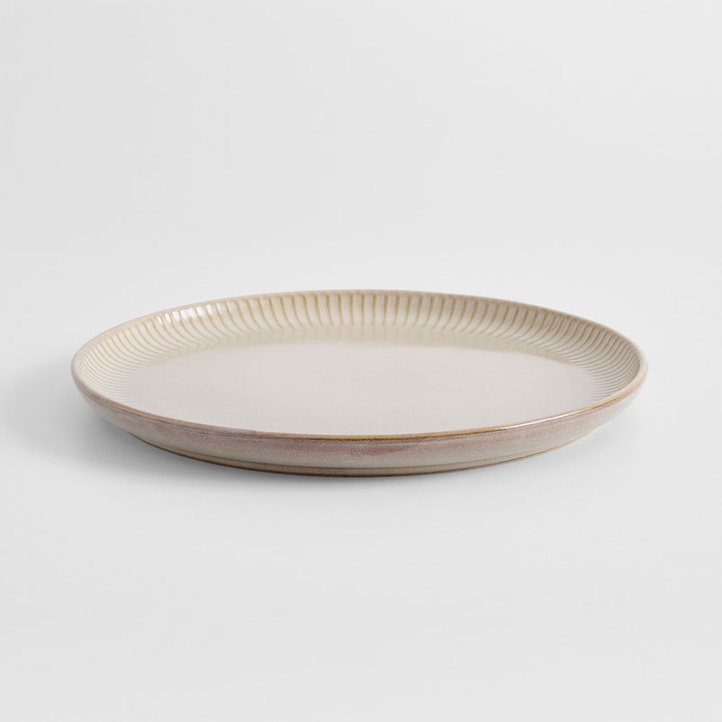 STRIPE Farfurie fel principal, ceramică, D.26cm