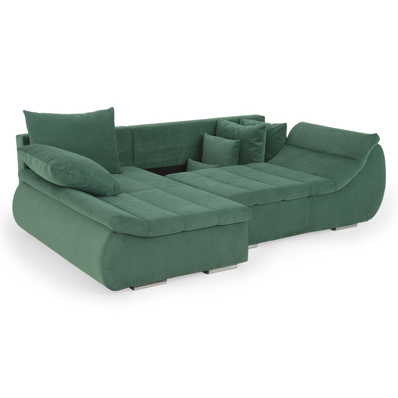 MINIDIAZ Canapea extensibilă, șezlong stânga/dreapta, stofă