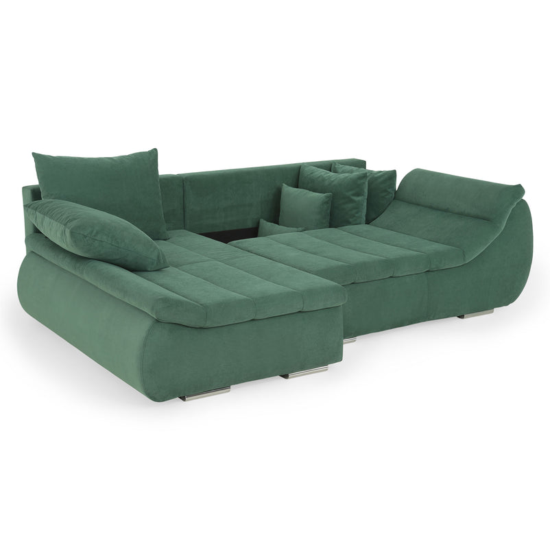 MINIDIAZ Canapea extensibilă, șezlong stânga/dreapta, stofă