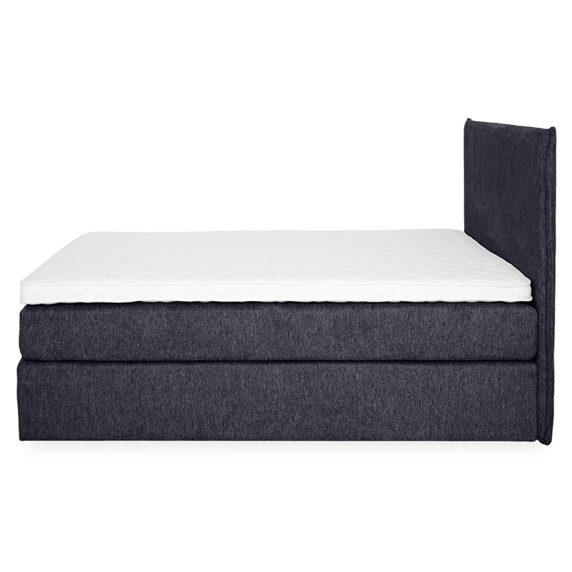 CARLINI Pat tapițat 160x200 cm, saltea și topper incluse