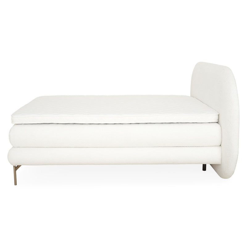 THAISA Pat tapițat 160x200cm cu saltea si topper incluse