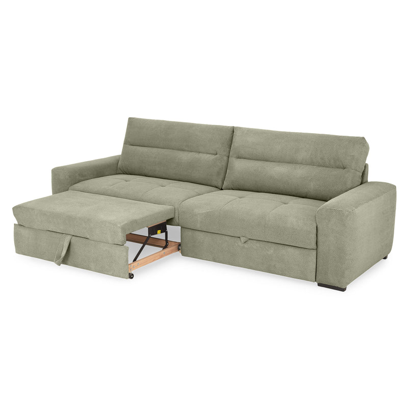 WIDE Canapea extensibilă, 4 locuri, stofă