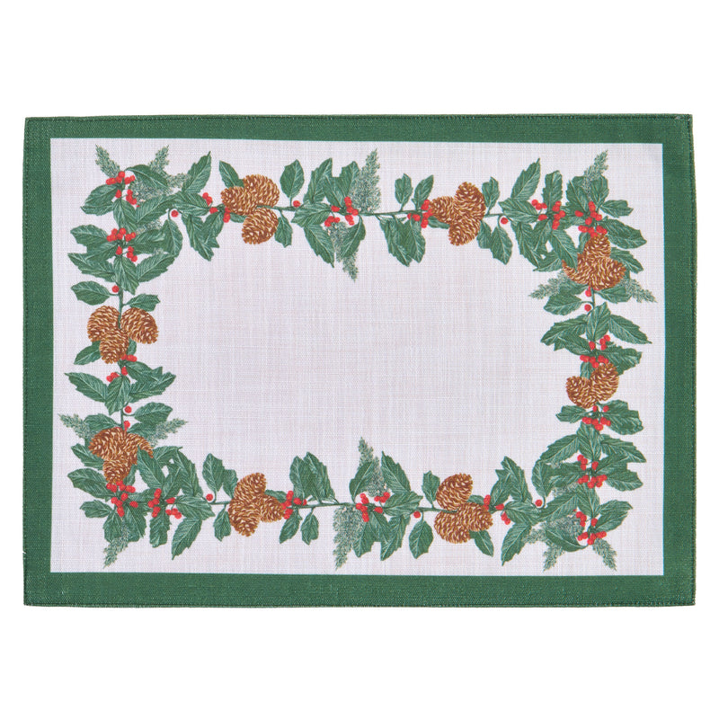 FIR CONES Set 6 suporturi farfurie