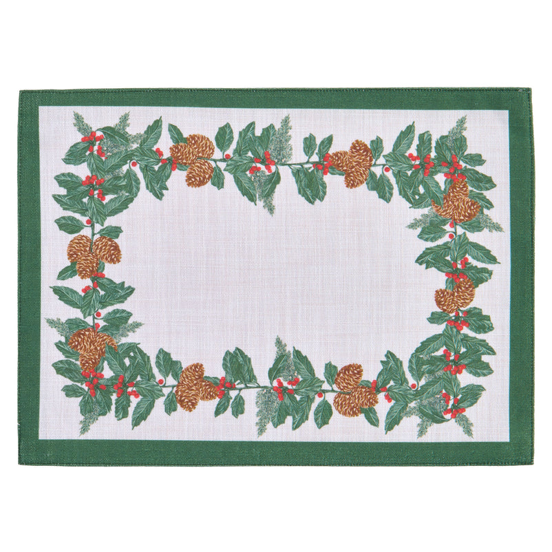 FIR CONES Set 6 suporturi farfurie