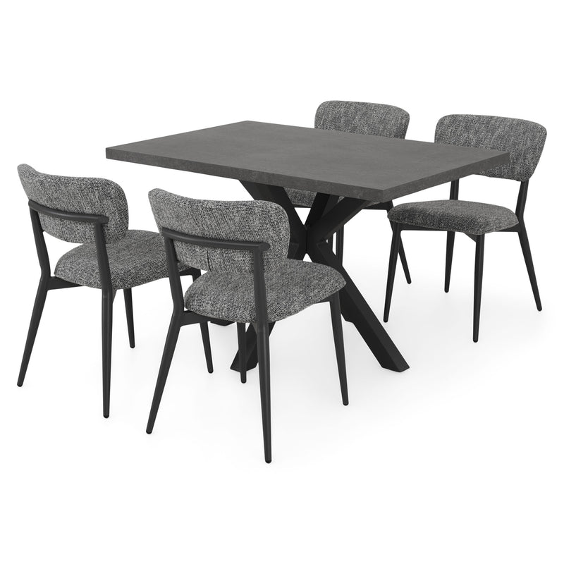 JAVA CERAMIC/NEXUS Set mobilier terasă/grădină, 4 scaune și masă