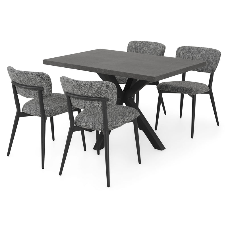 JAVA CERAMIC/NEXUS Set mobilier terasă/grădină, 4 scaune și masă