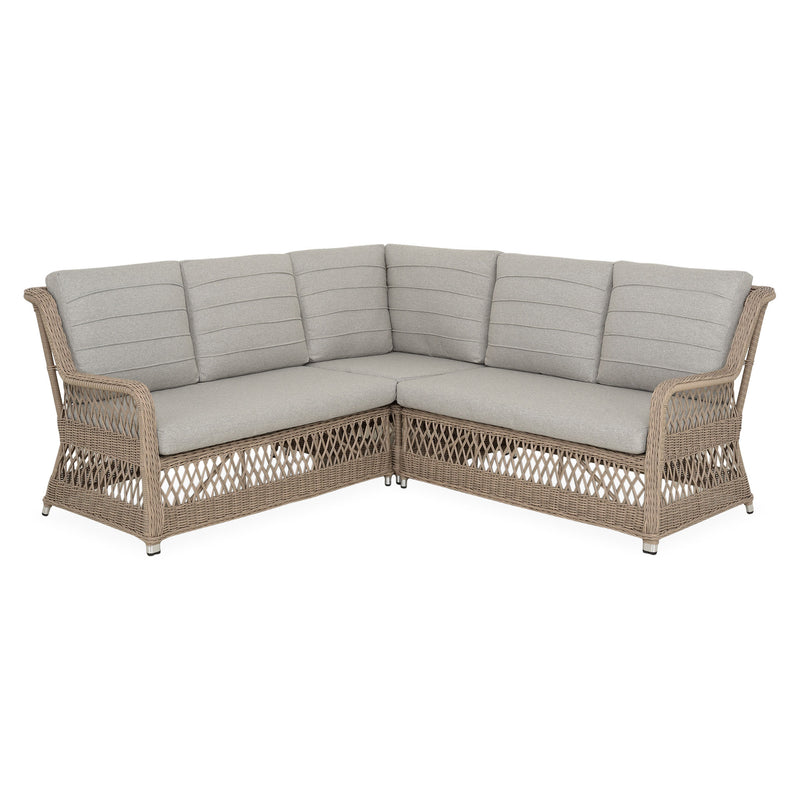 COSETTE Set mobilier terasă/gădină, colțar, masă, 2 taburete