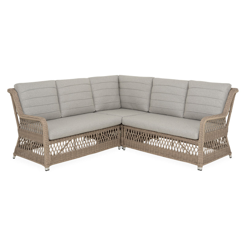 COSETTE Set mobilier terasă/gădină, colțar, masă, 2 taburete