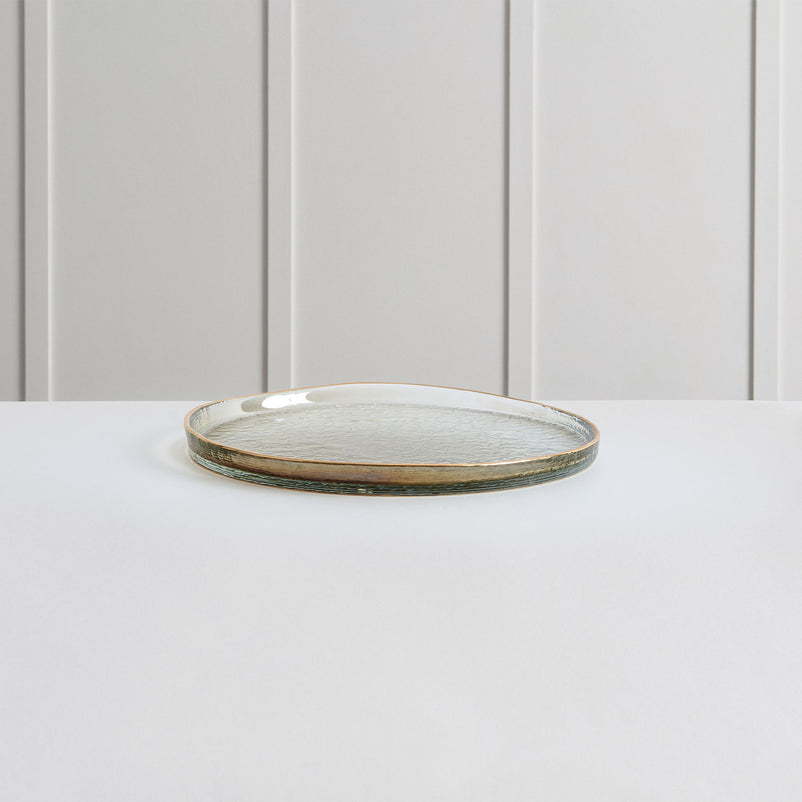 STEEP Farfurie, sticlă, D.19.5cm