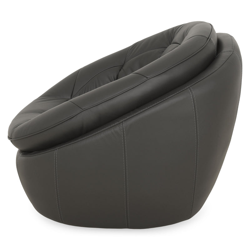 CHICAGO Fotoliu rotativ, piele