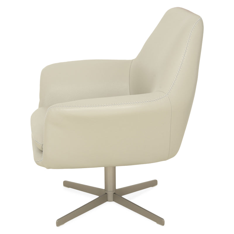 AMBLER Fotoliu rotativ, piele