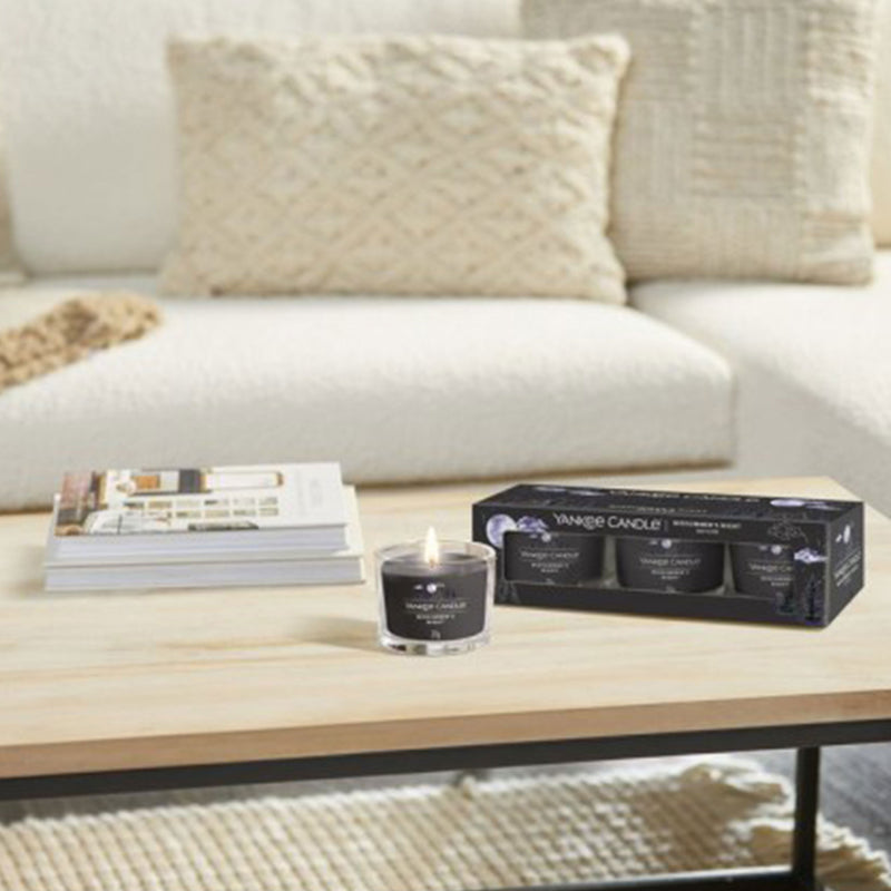 MIDSUMMERS NIGHT Set 3 lumânări parfumate mini