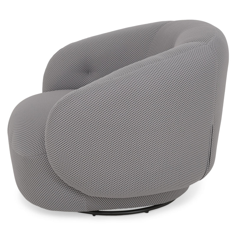 BARTOW Fotoliu rotativ, stofă