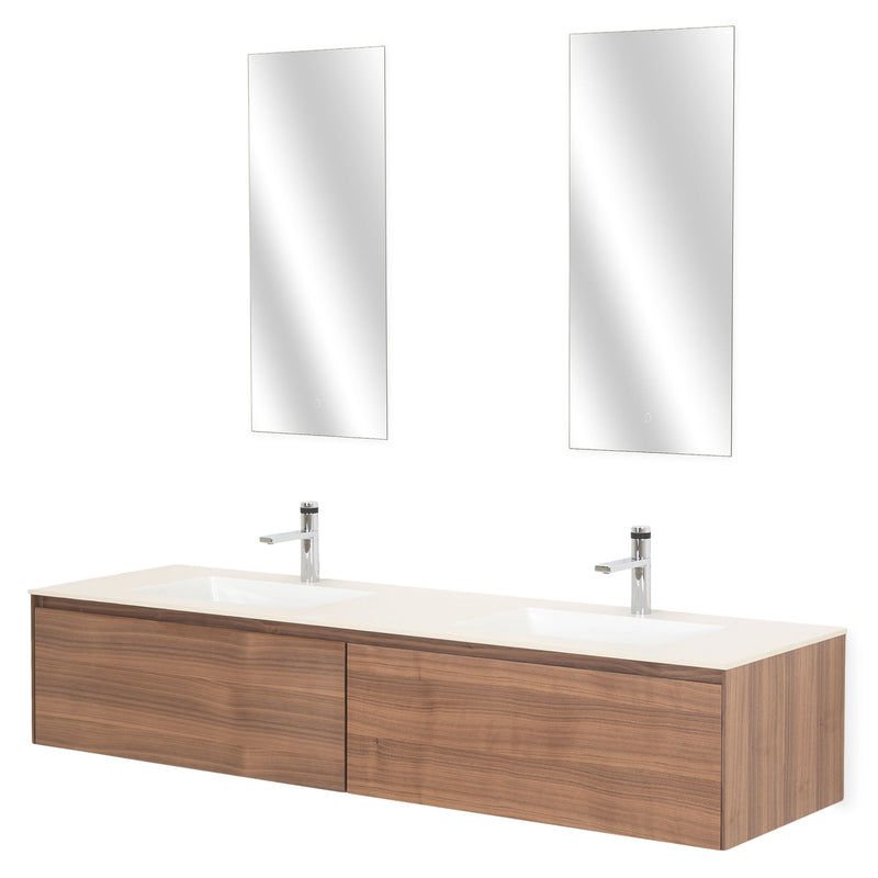 HERA/GAMMA Set mobilier baie, mască lavoar, lavoar, 2 oglinzi