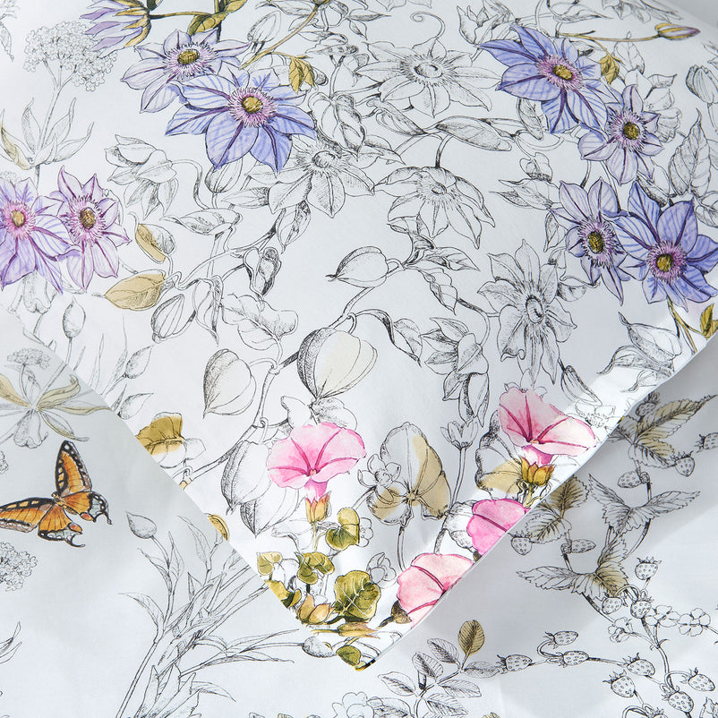 CLORI RASO Set așternut 4 piese, 200x220cm