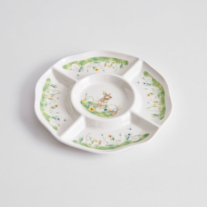 PRIMAVERA Platou servire, porțelan, D.25.5cm