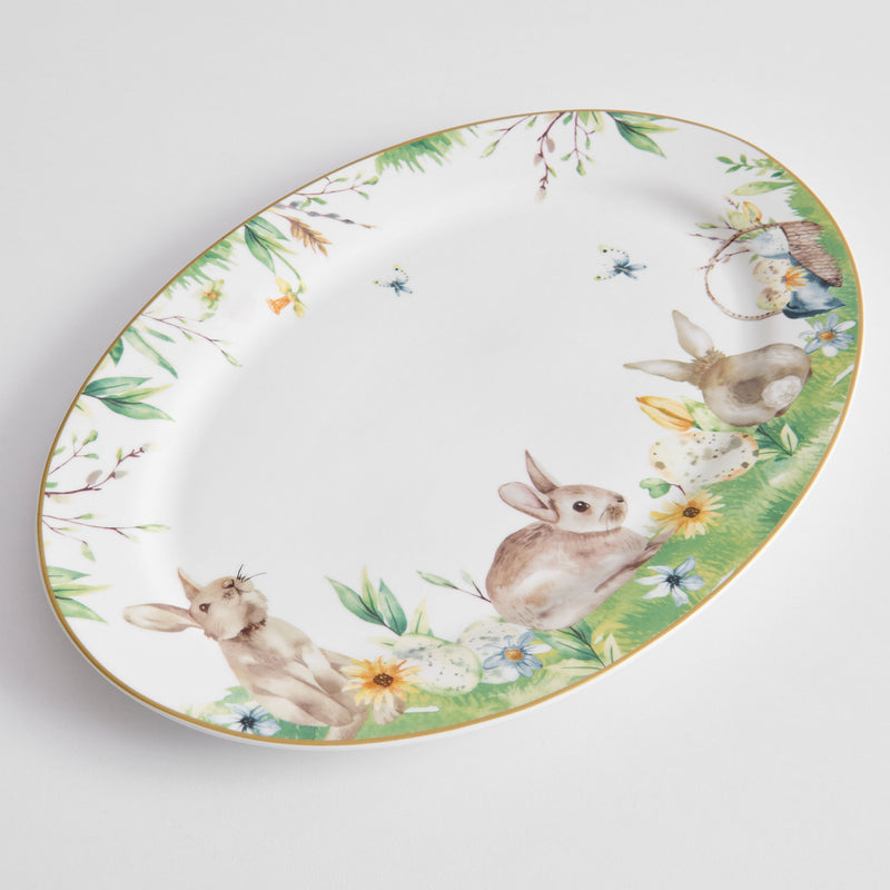 PRIMAVERA Platou servire, porțelan, L.40cm
