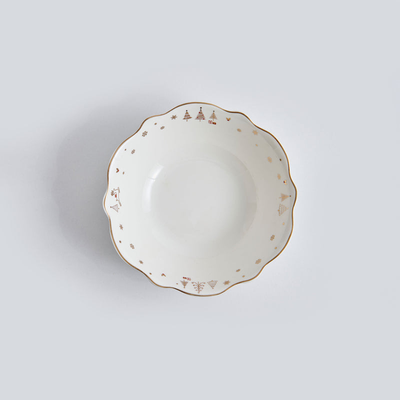 SAVOY Bol individual, porțelan, D.15cm