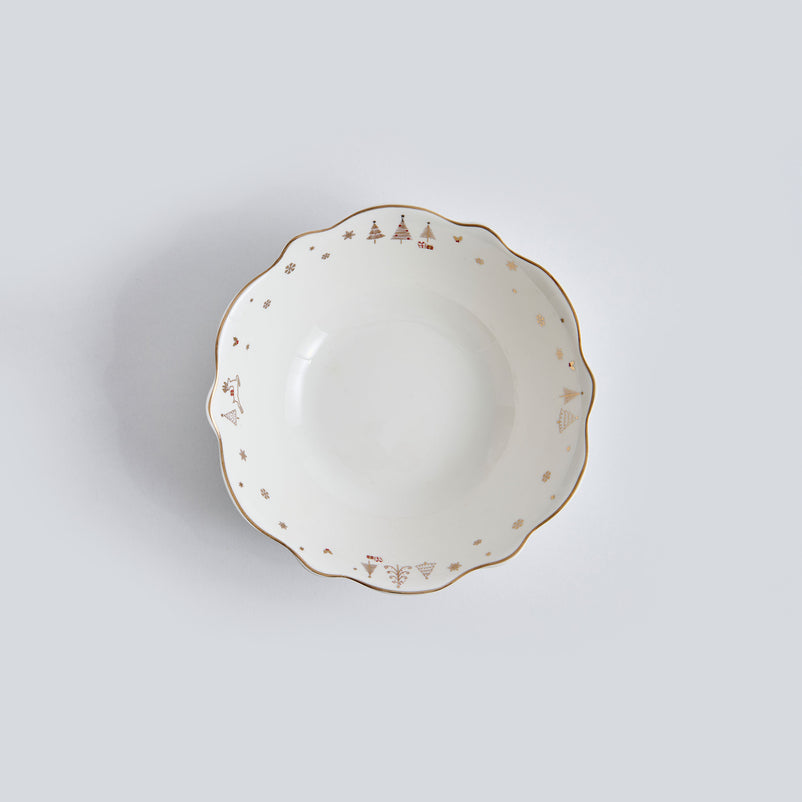 SAVOY Bol individual, porțelan, D.15cm