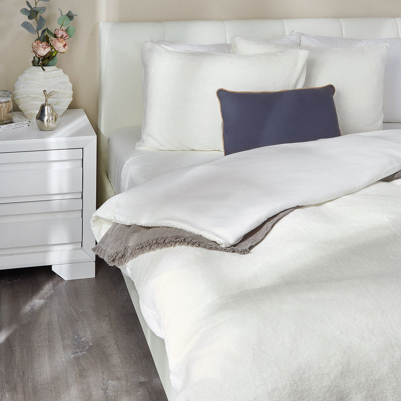 TEDDY FLEECE Set așternut 4 piese, 200x220cm