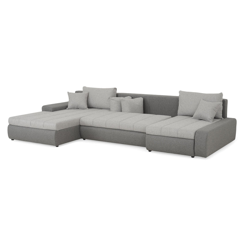 AURA Ansamblu colț extensibil stânga/dreapta, stofă