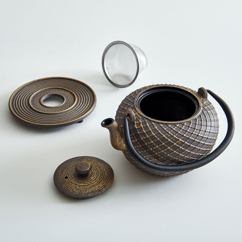 YOYO Ceainic cu trivet, fontă, 900ml