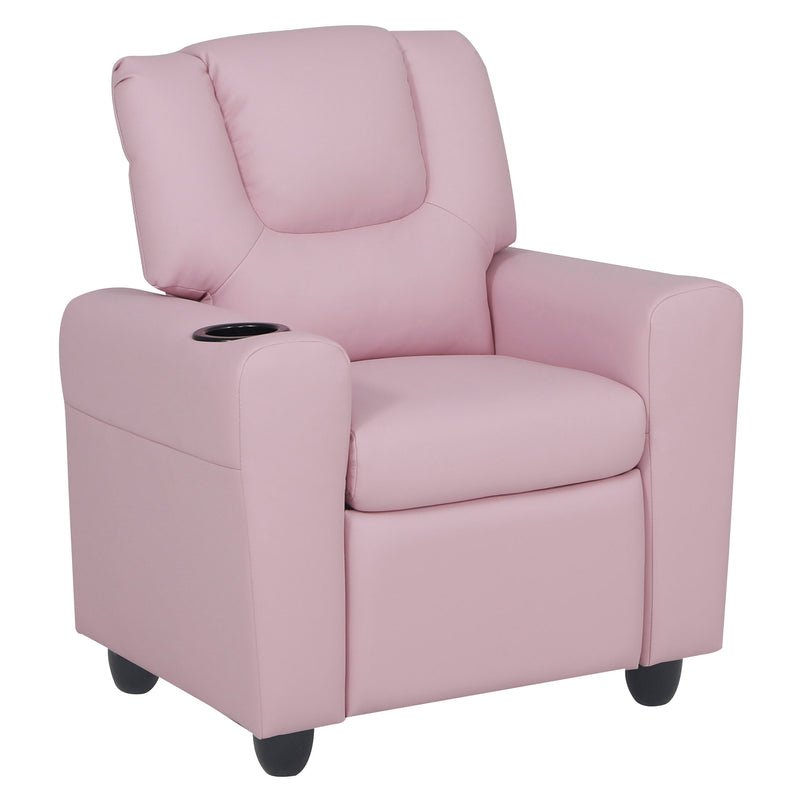 LOVELY ONE Fotoliu copii, imitație piele