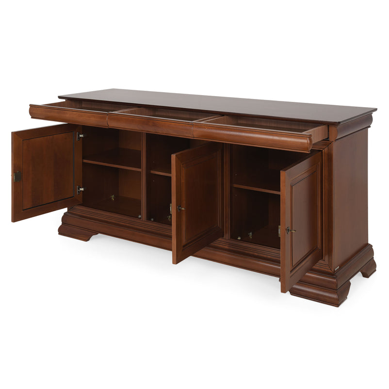 LOUIS PHILIPPE Bufet 3 uși, 3 sertare