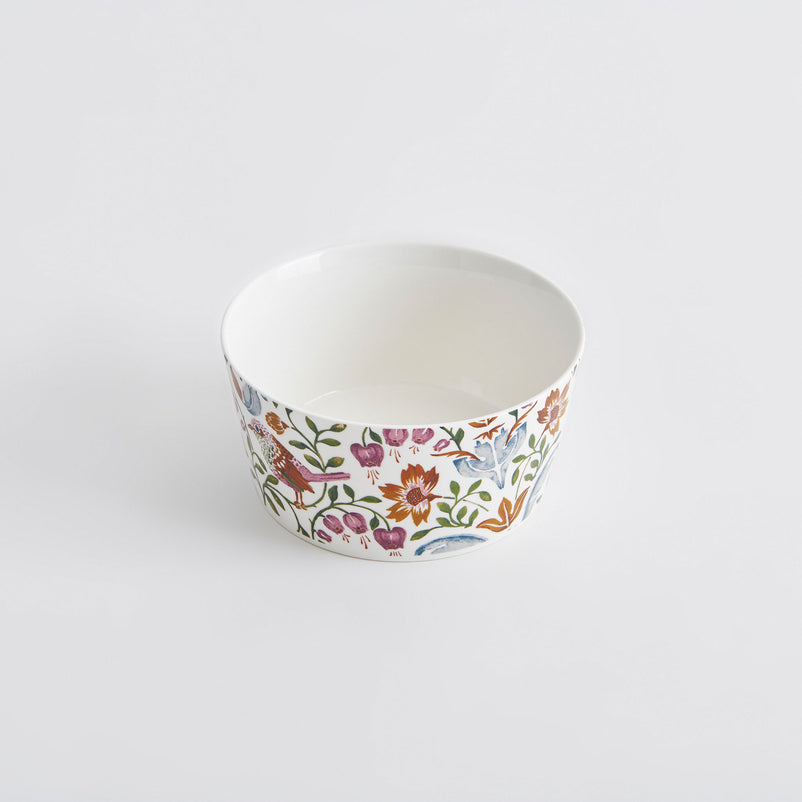 BOTANICAL Set 4 boluri, porțelan, D.13cm