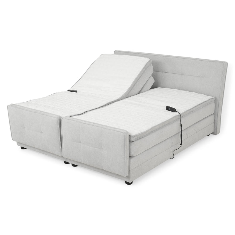 PHIMAN Pat tapițat electric, 180x200cm, saltea inclusă