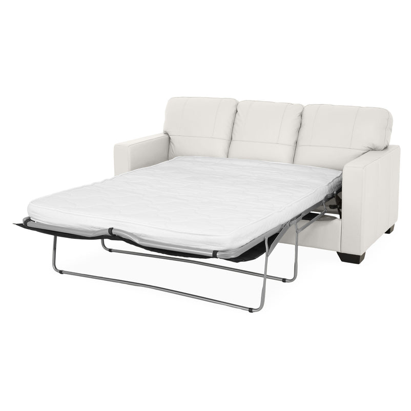 ASWAN Canapea extensibilă, 3 locuri, piele