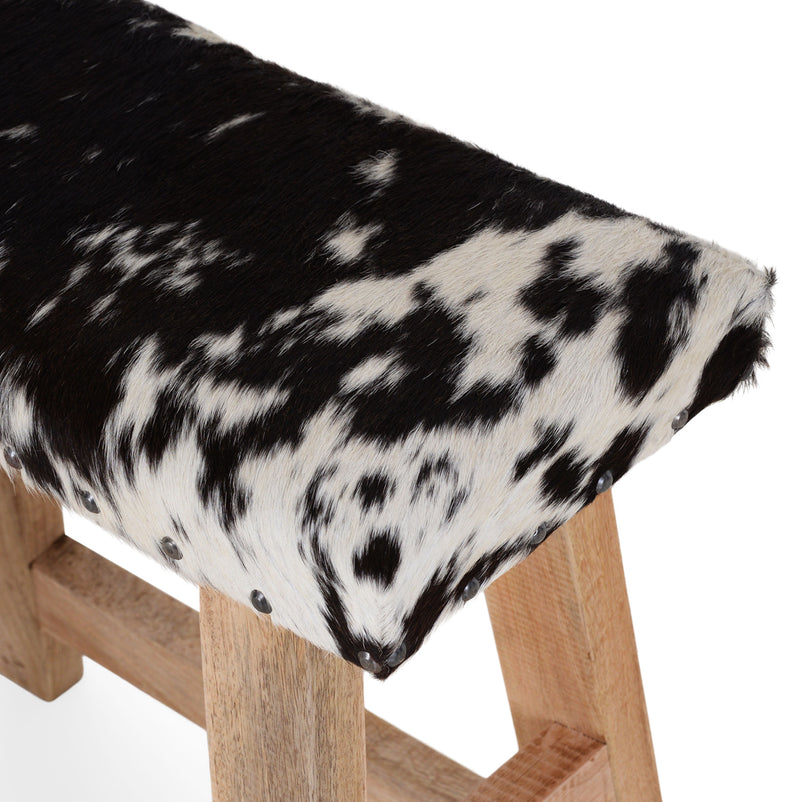 ANDE Taburet, piele naturală