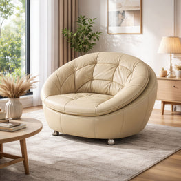 CHICAGO Fotoliu, piele - Articol resigilat