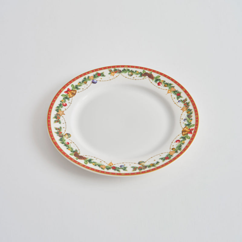 BELLS Set 4 farfurii desert, porțelan, D.19cm