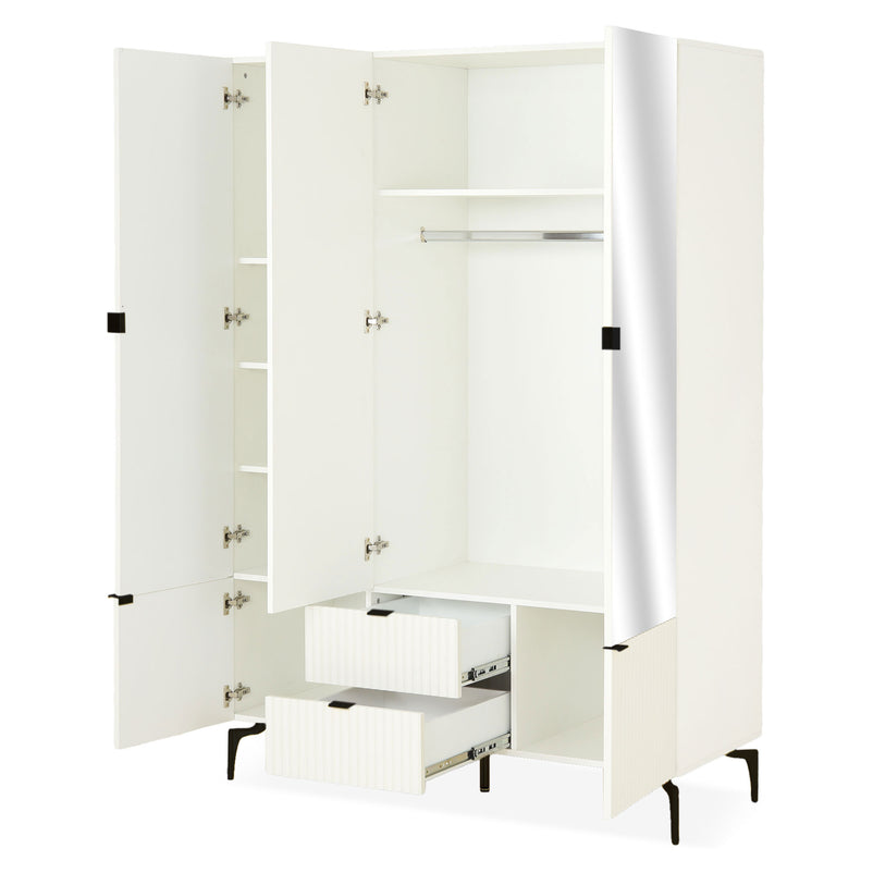 WAVE Dulap copii, 5 uși, 2 sertare