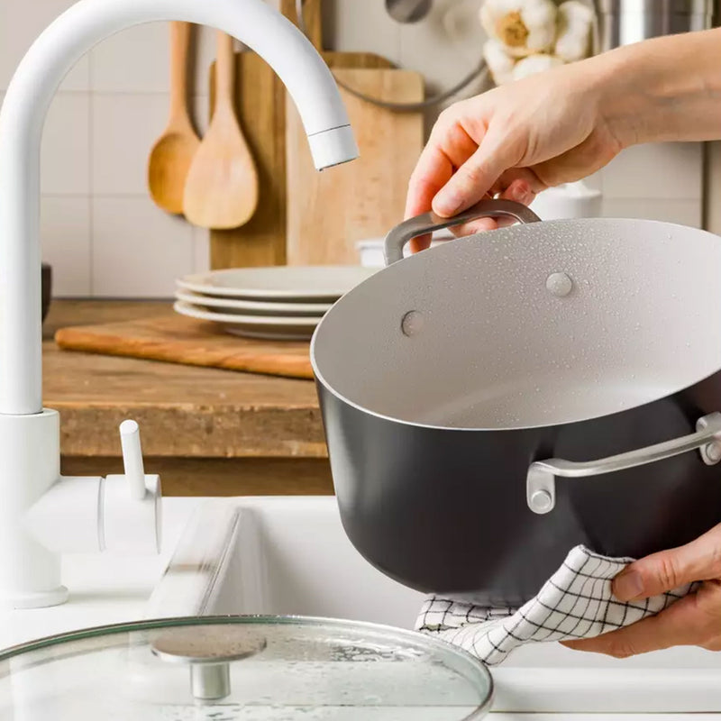 KITCHEN AID Oală cu capac, aluminiu, D.20cm
