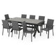 TUSCANY/SULTAN Set mobilier terasă/grădină, 8 scaune și masă extensibilă